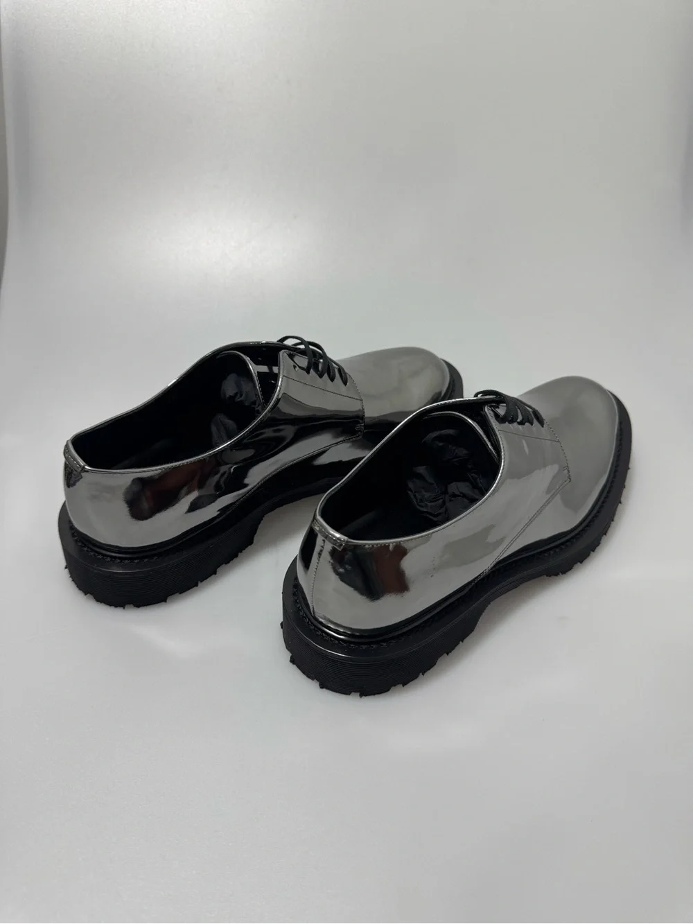 Saint Laurent Army 20 Derby Shoes Metal Shotgun Men’s EU 43/US 10
